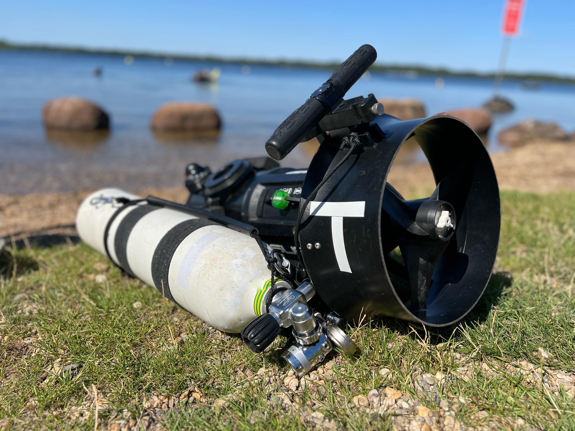 Tauchbasis Cospudener See Tauchen Scooter