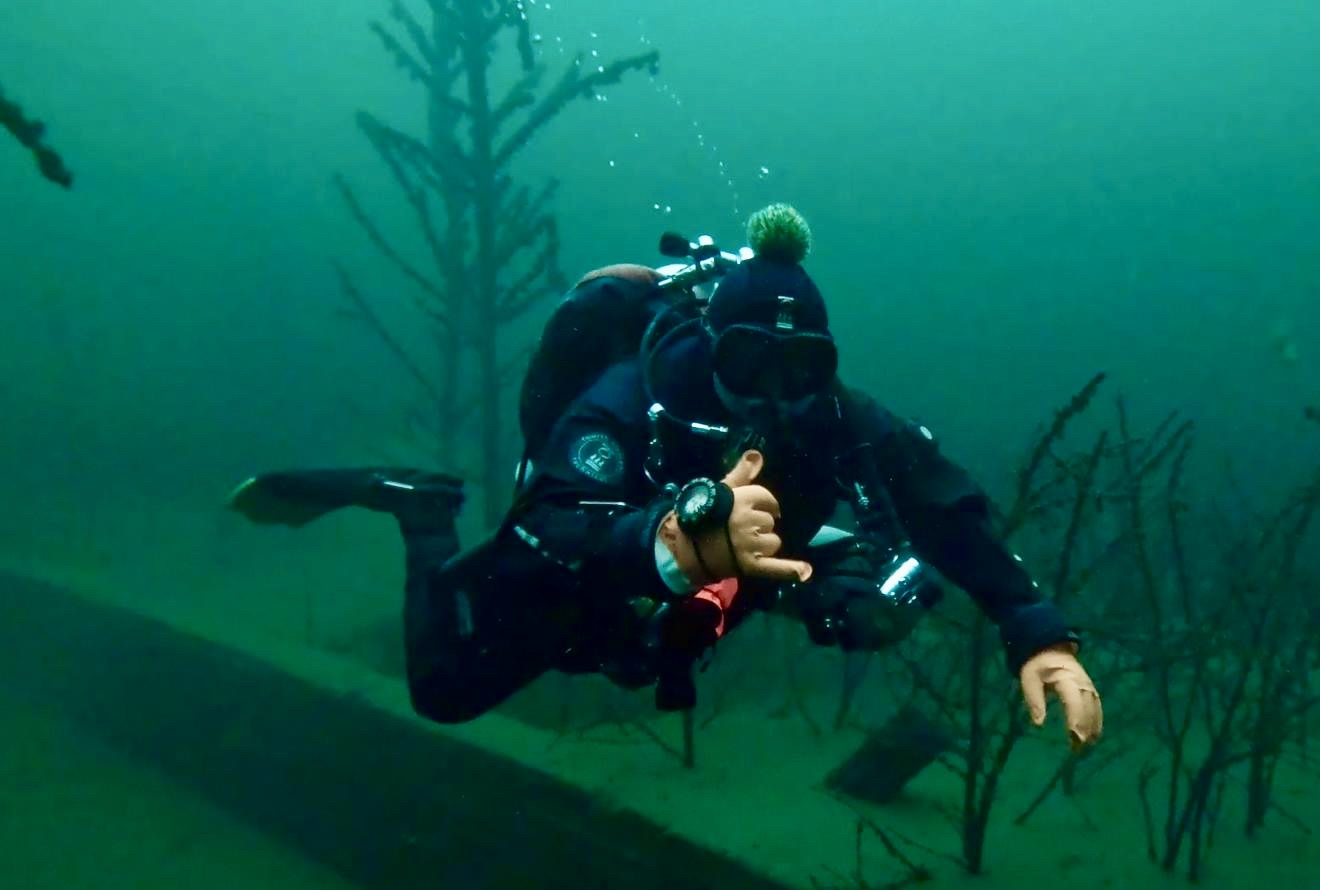 Tauchbasis Cospudener See Chris Unterwasser